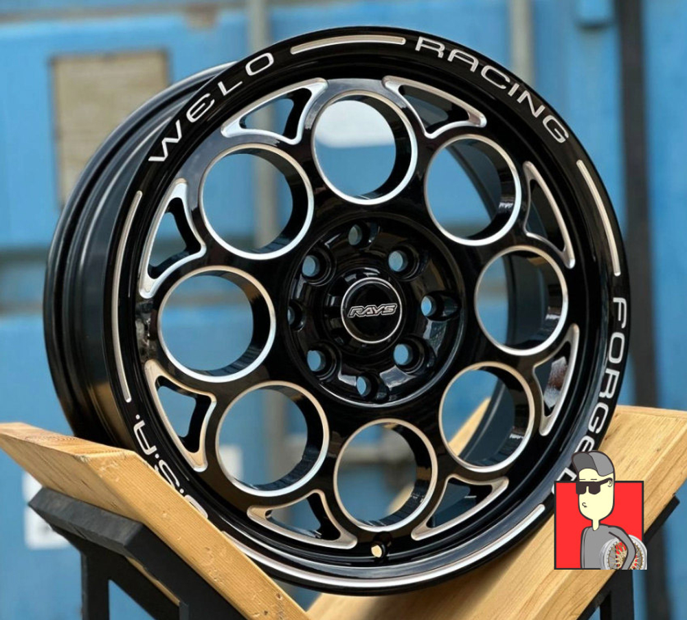 Комплект дисков Rays Weld Racing 15x6.5 et40 4x100/4x114.3