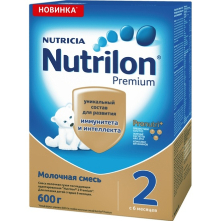 Молочная смесь Nutrilon Premium  №2 600 гр