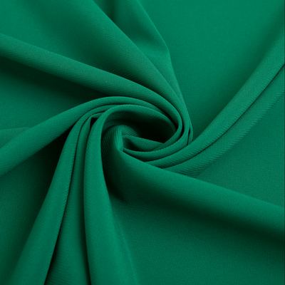 Шифон-шелк стрейч, 115 гр/м2, 150 см, зеленый