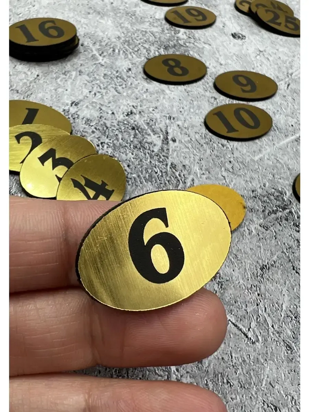 Нумерация гардеробная 1-100