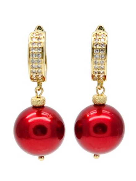 91003618 Серьги Selena Pearls