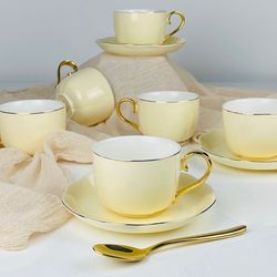 Lenardi 133-419 Чайный набор 12пр. 240мл в под.уп. (х6)Фарфор