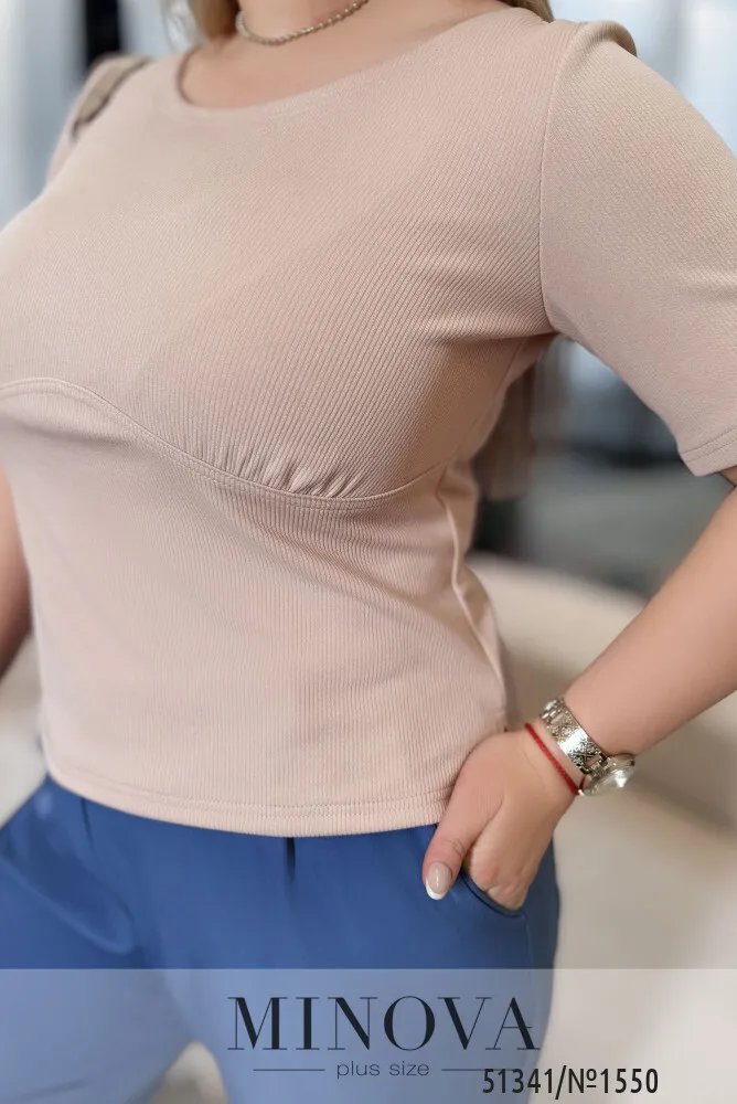 Футболка 1550-бежевый Minova