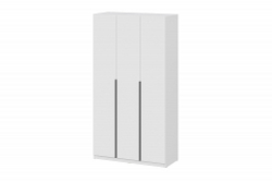 Шкаф распашной (5 полок + штанга) ШК 5 (1200), Белый