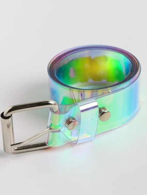 Ремень женский из зеркальной кожи &quot;Вся такая волшебная&quot;