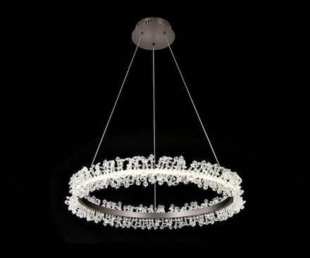 Подвес Лаура матовый никель d60 h150 Led 36W (4000K)