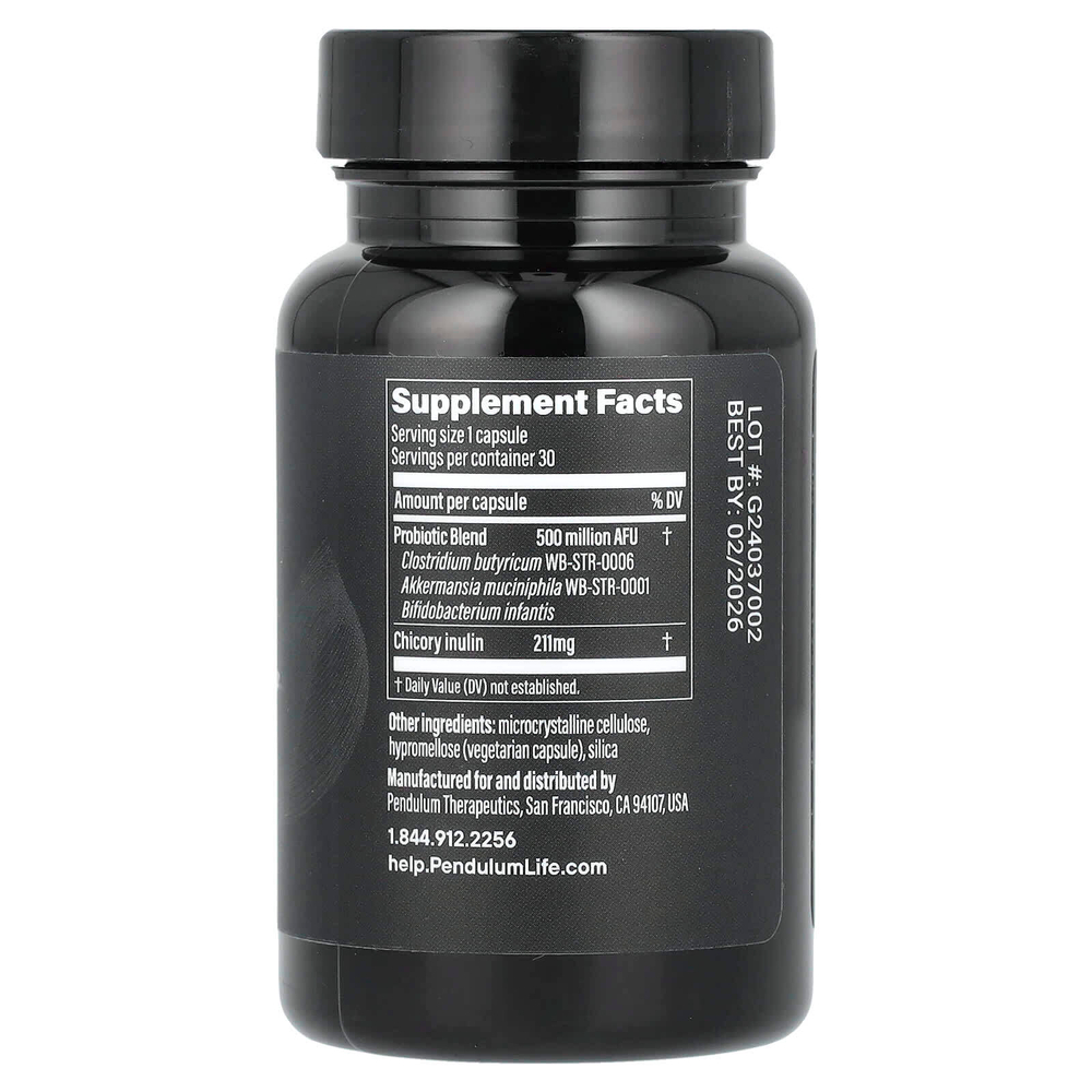 Pendulum, Пробиотик GLP-1, 30 капсул