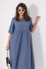 Платье Тимьян-1 Виотекс СИНИЙ (Акция)