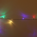 Гирлянда для дома «Водопад» нить 9,5м 100 ламп LED прозрач.пров, 8 реж, IP-20, Мультицвет (возможность соединения)