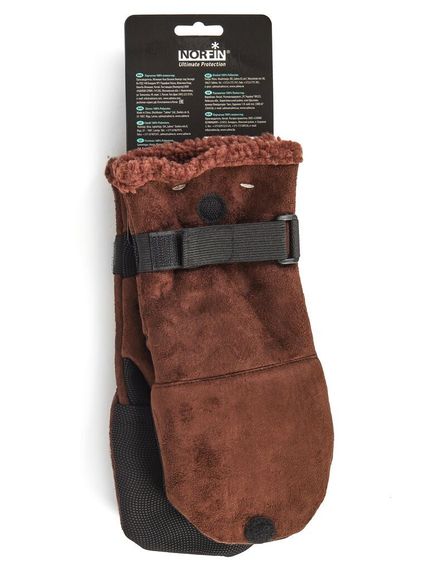 Перчатки-варежки Norfin AURORA ветрозащ. отстег. р.XL