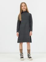 Платье для девочки AT98 темно-серый