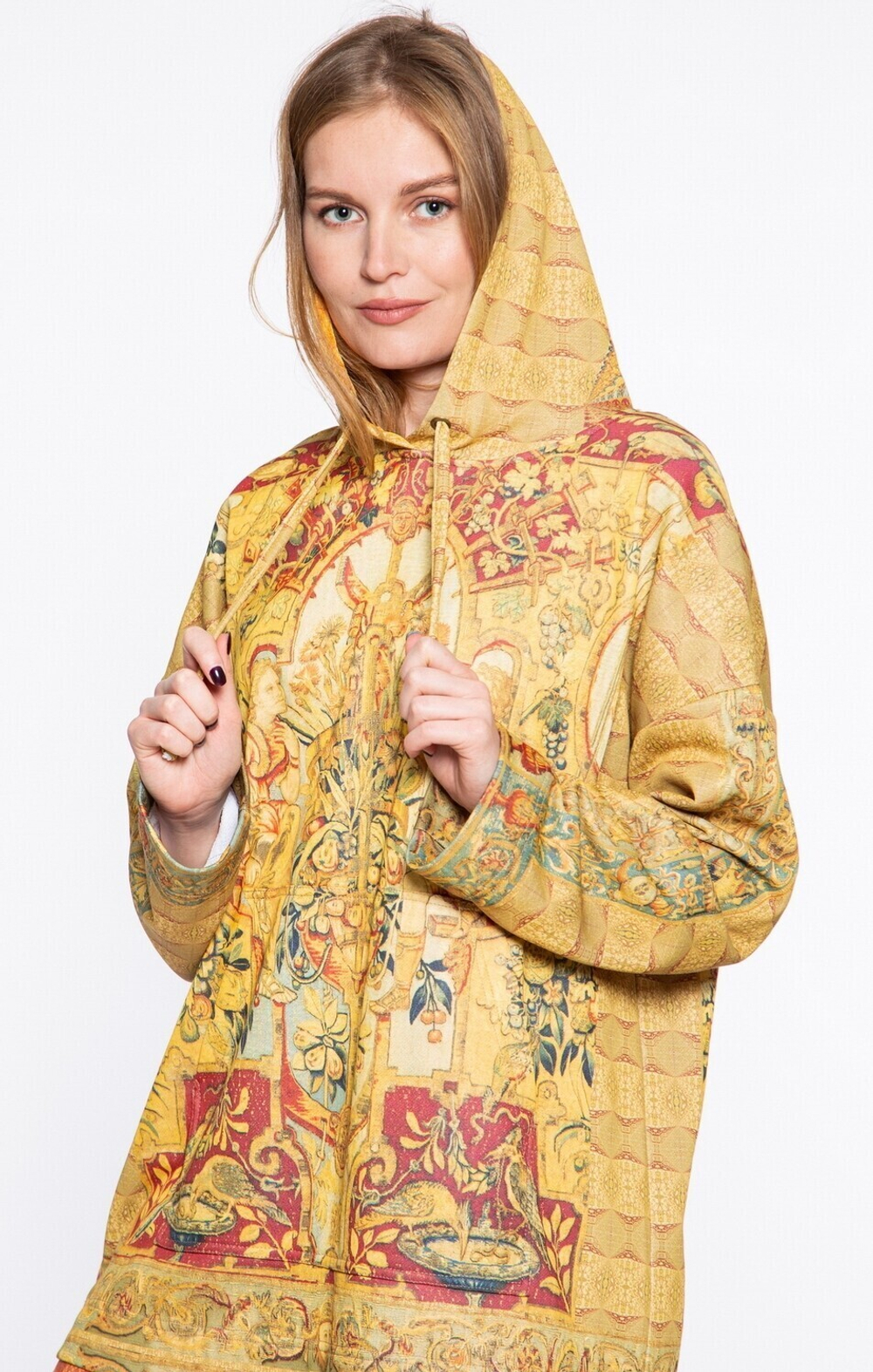 Комплект (худи и гетры) "Гротеск", по мотивам фламандской шпалеры середины 16 века