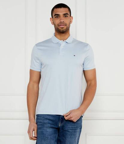 Поло Tommy Hilfiger - голубой(MW0MW39994)