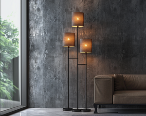 Торшеры с 2 и более плафонами