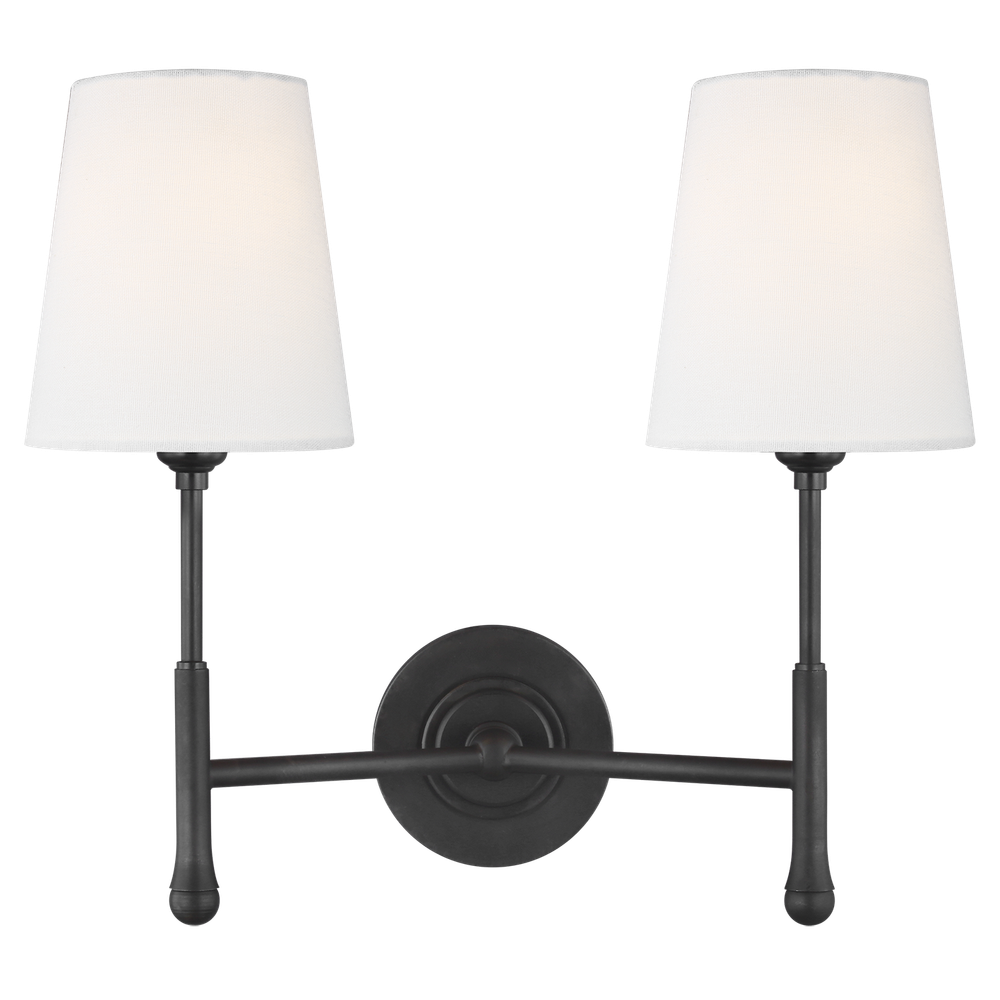 Настенный светильник Visual Comfort Capri Double Sconce
