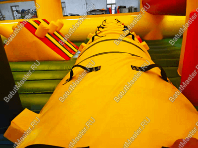 Коммерческий надувной батут "Сказочный комплекс" с крышей