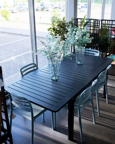 Стул Costa Bistrot пластиковый  голубой Nardi Италия