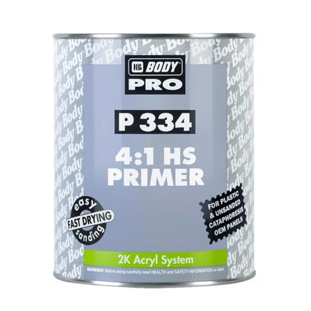 Грунт-наполнитель Body PRO 334 HS 4+1 2К (сер.) (4л)