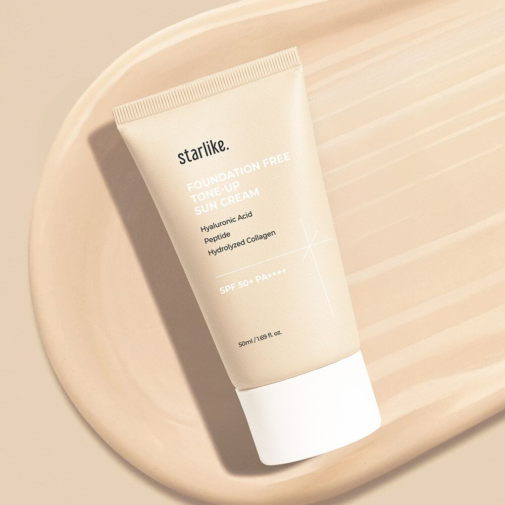 STARLIKE Тональный санскрин Foundation-free Tone Up Sun Cream (50 мл)