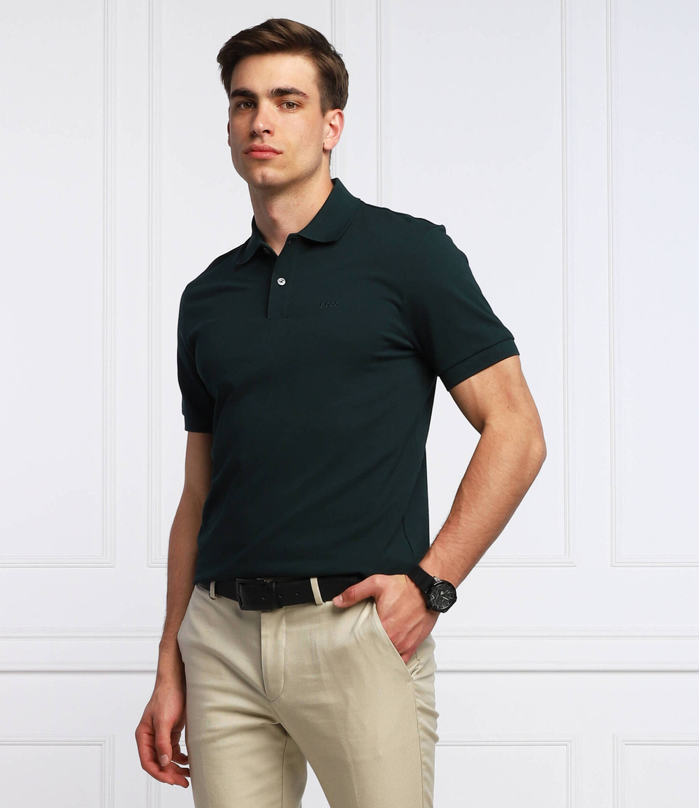 поло pallas BOSS BLACK - зеленый(50468362)