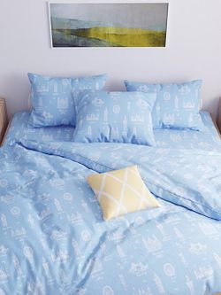 Пододеяльник Сказка "Биг Бен" 1,5-спальный на молнии 145х215 см, перкаль