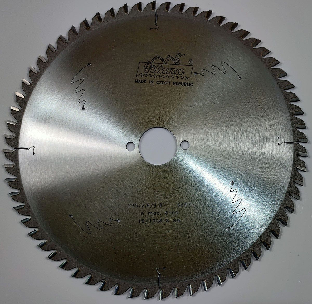 Пила дисковая TCT "Pilana" 235x2.8/1.8x30 z64 91 WZ