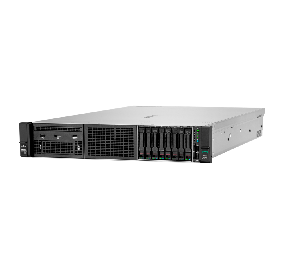Стоечный сервер - HP Enterprise ProLiant DL380  Gen10 Plus, 2U, 8x 2.5“, 1x Xeon[4310] 12 Cores, 32Gb, P55246-B21