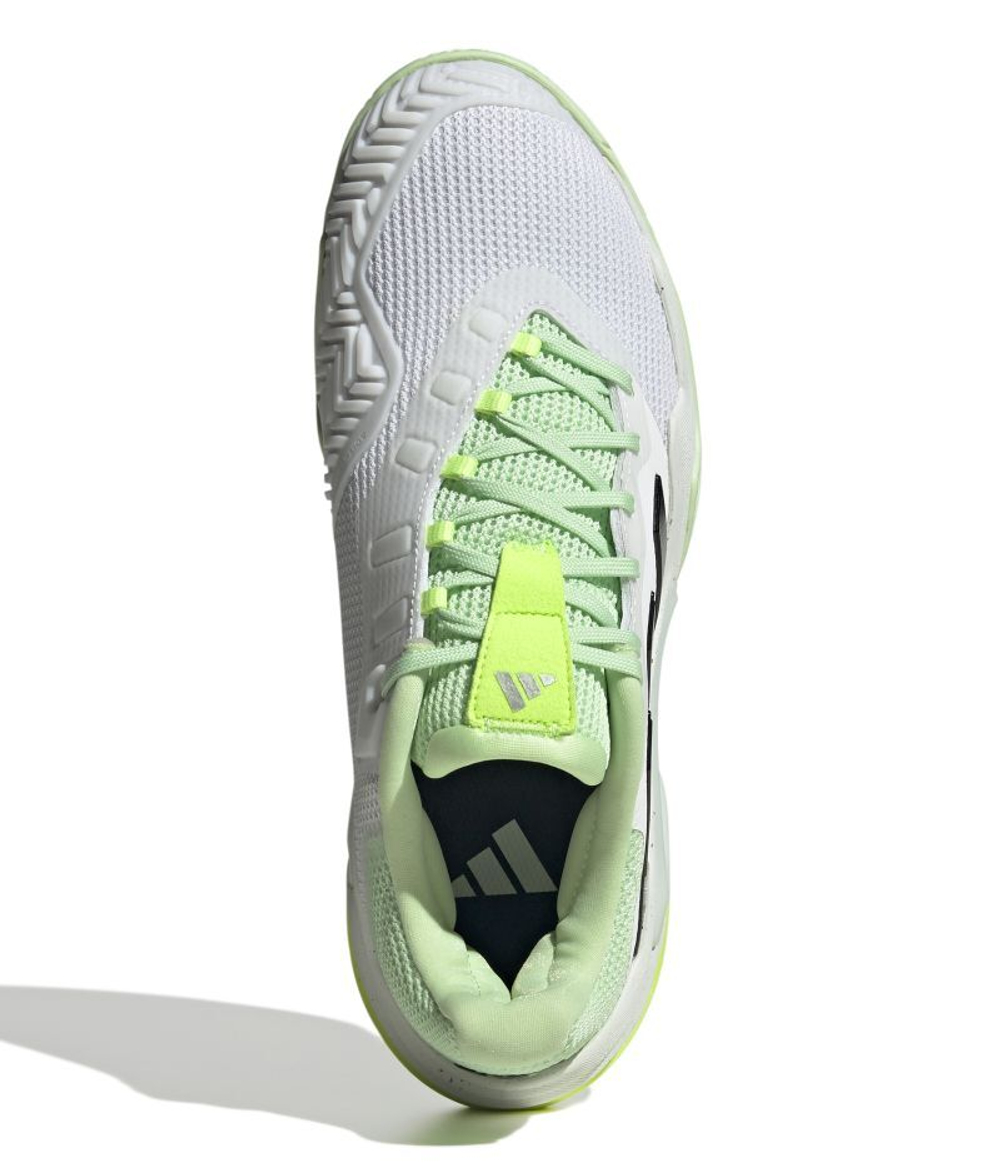 Кроссовки теннисные Adidas Barricade 13 M - cloud white/semi green spark/core black