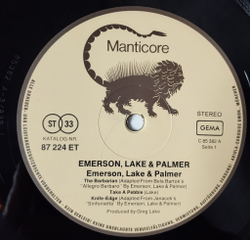 Винтажная виниловая пластинка LP Emerson, Lake and Palmer (Germany 1979)
