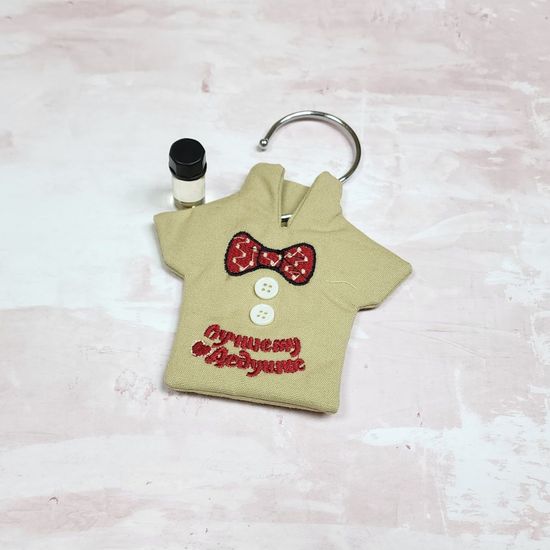 Ароматизатор рубашка с вышивкой Лучшему дедушке