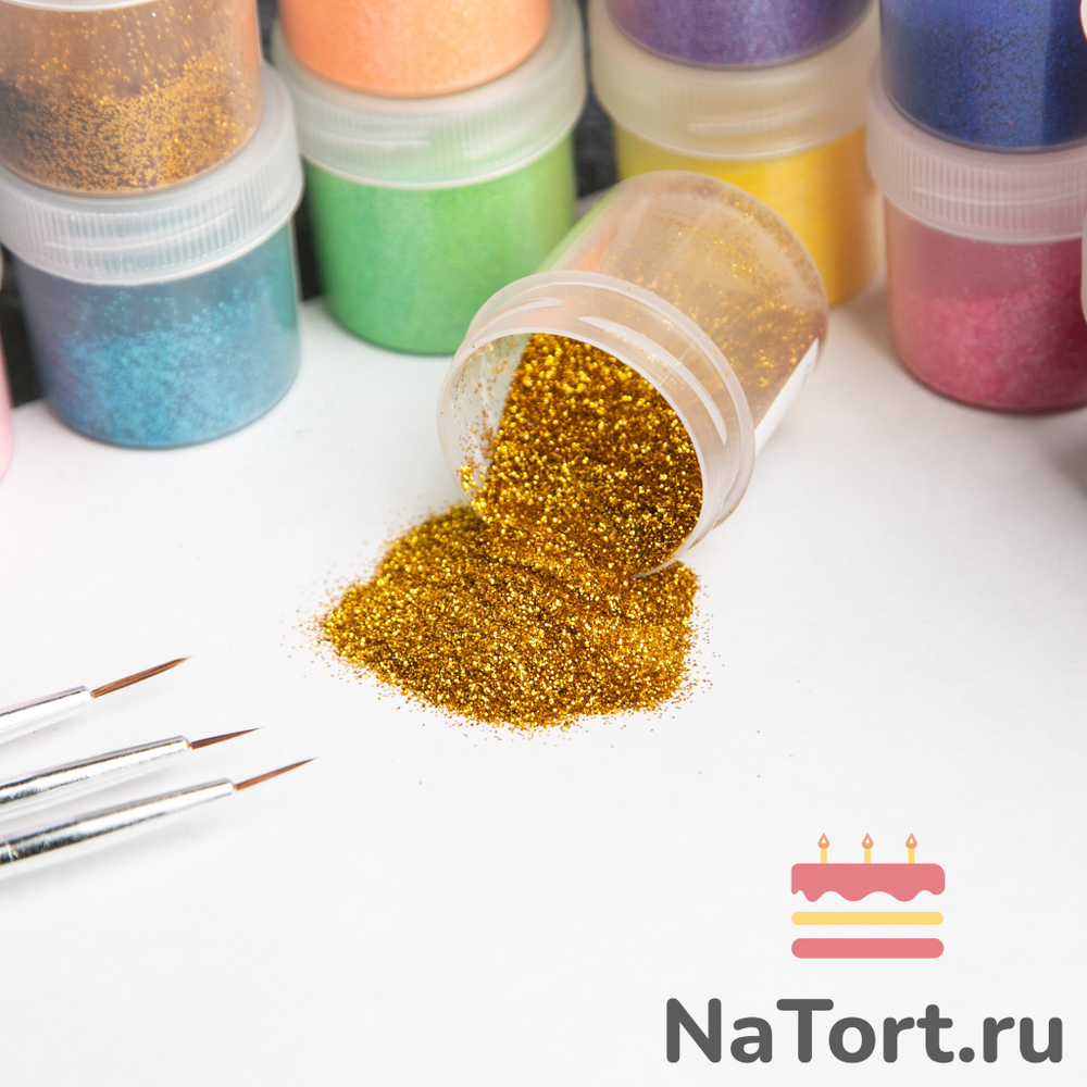 Блестки декоративные «Золото» 10 гр