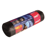 Мешки строительные для мусора пленка ПВД цвет черный, толщина 28 мкм 180л (10шт.) YORK