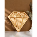 Менажница "Алмаз" цельный массив кедра 8 отсеков MG15