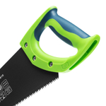 Ножовка по дереву "Зубец", 400 мм, 7-8 TPI, каленый зуб 2D, защитное покрытие, двухкомпонентная рукоятка Сибртех