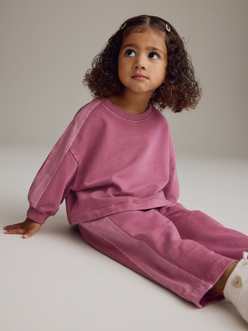 Толстовка и спортивные брюки для девочки Next 385-957, Розовый