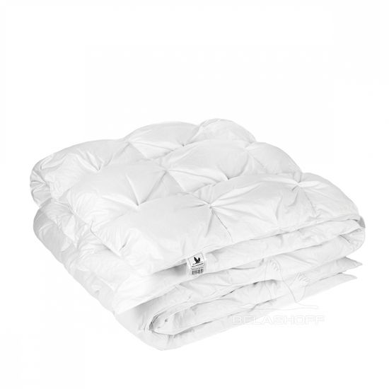 Одеяло  пуховое с буфами  Бьянко,  Belashoff  1.5 спальное 140х205см