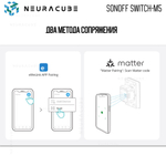 Умный WiFi (Matter) выключатель Sonoff M5 86W (Работает с Яндекс Алисой)