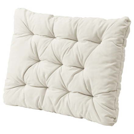 IKEA KUDDARNA  (ИКЕА КУДДАРНА)  -  Подушка для спины, уличная, светло-серо-бежевая, 62x44 см
