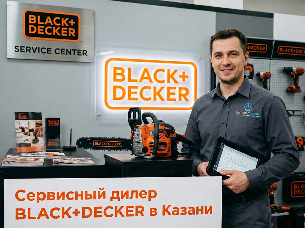 Ремонт бензопил Black+Decker в Казани