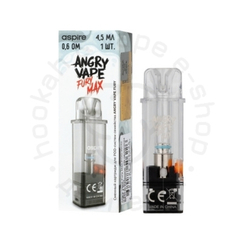 Сменный картридж Angry Vape Fury Max, Белый (White), 4,5 мл, 0,6 Ом