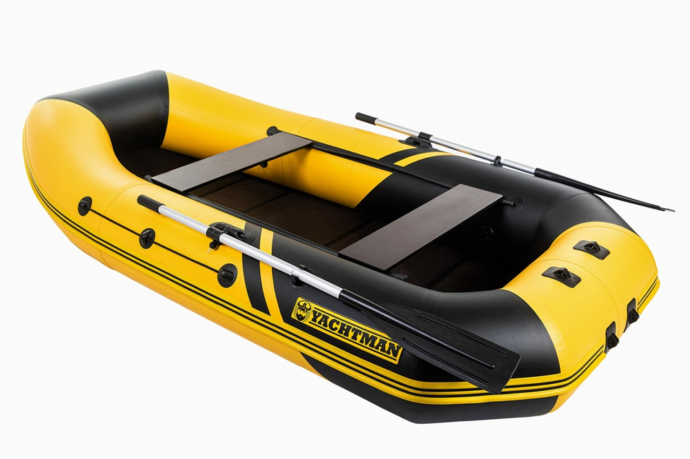 YACHTMAN-280 (Яхтман) желтый-черный (лодка ПВХ с усилением)
