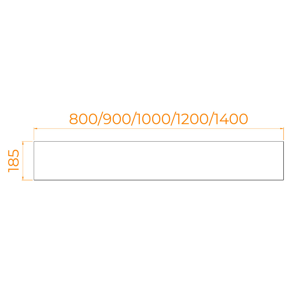 Экран для поддона RGW NA/STYLE фронтальный (1400)