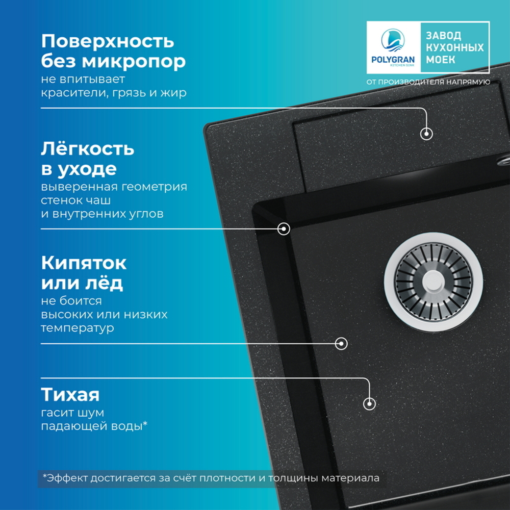 Мойка POLYGRAN ARGO-420 космос № 316