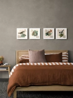 Картины на стену интерьерная на холсте 4 шт, 23*23 см