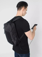 Рюкзак Note с встроеным USB-выходом black