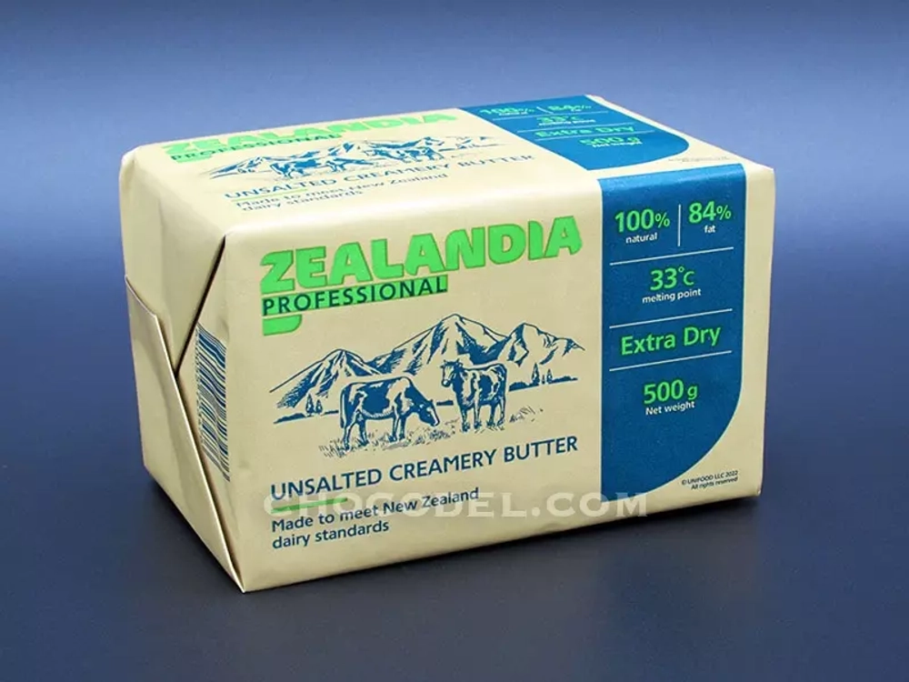 Масло сливочное 84% Zealandia Professional, 0.5 кг