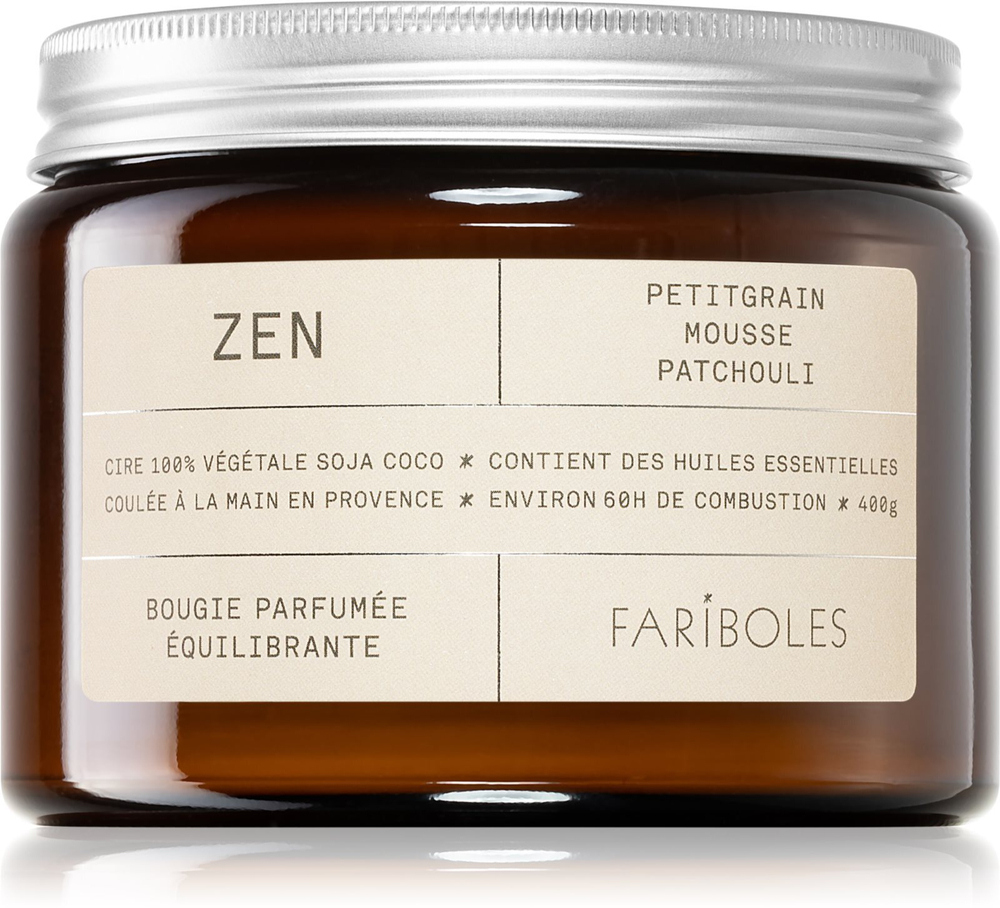 FARIBOLES Green Zen - ароматическая свеча /   400  g  / GTIN 3760059467106