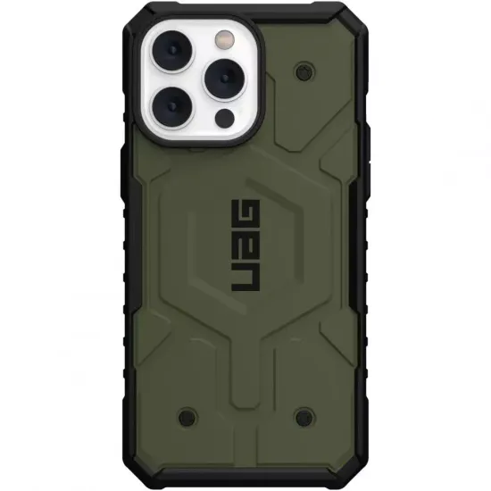 Чехол с поддержкой MAGSAFE Uag Pathfinder для iPhone 14 Pro Max 6.7", цвет оливковый (Olive)