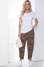 Брюки бохо коричневые Б10188 LT Collection