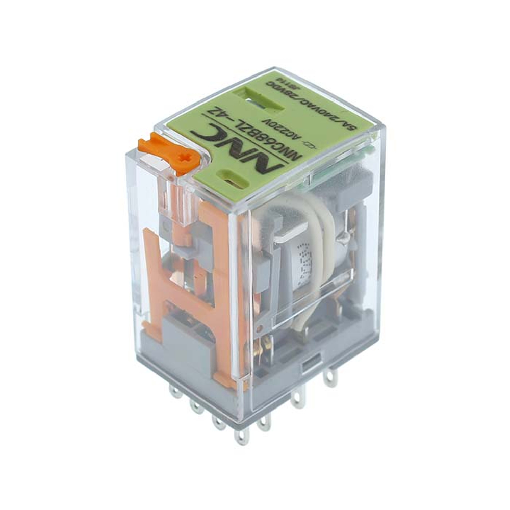 Электромагнитные реле 4 контакта, 220VAC, 5A (20 шт.)